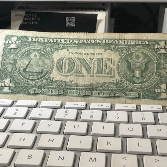 1957 silver Dollar Bank Note Blue Seal Us Federal $1. # T06254317 A Vintage - Picture 5 of 5